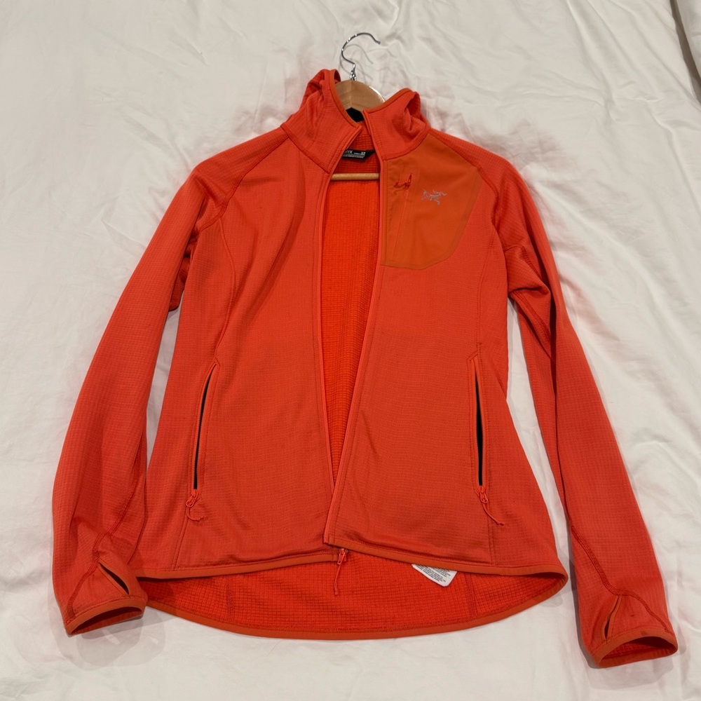 Arc'teryx Orange Hooded Fleece